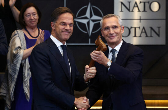 Jens Stoltenberg in Mark Rutte