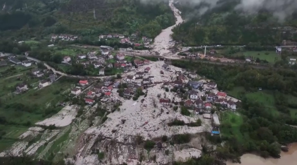 Poplave v Bosni in Hercegovini.