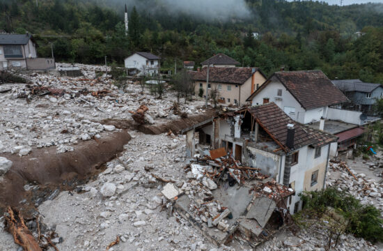 Poplave v Bosni in Hercegovini.