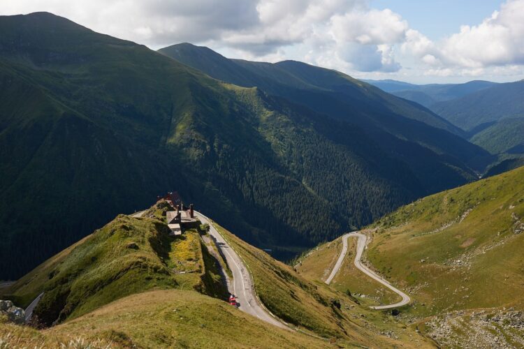 Transfagarasan. cesta,. Romunija, Transilvanija