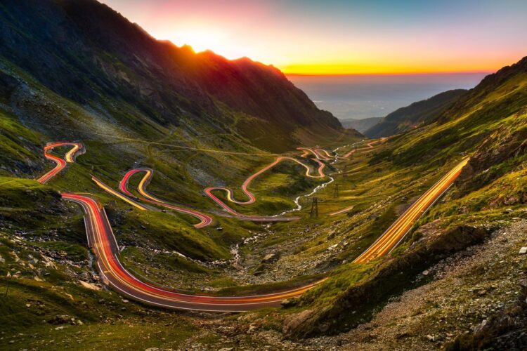 Transfagarasan. cesta,. Romunija, Transilvanija