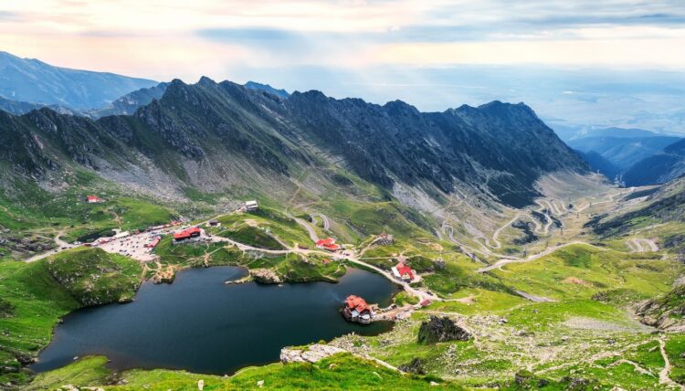 Transfagarasan. cesta,. Romunija, Transilvanija