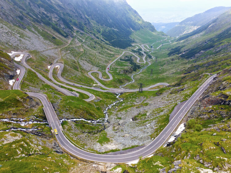 Transfagarasan. cesta,. Romunija, Transilvanija