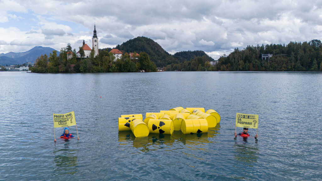 Akcija Greenpeace Slovenija