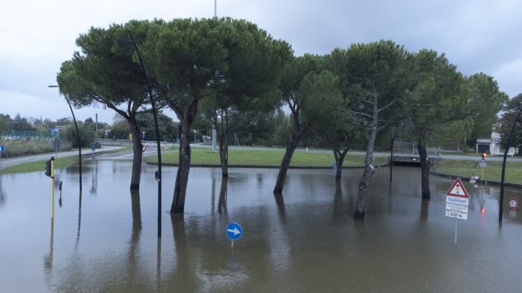 Prizor iz italijanskega mesta Cesenatico