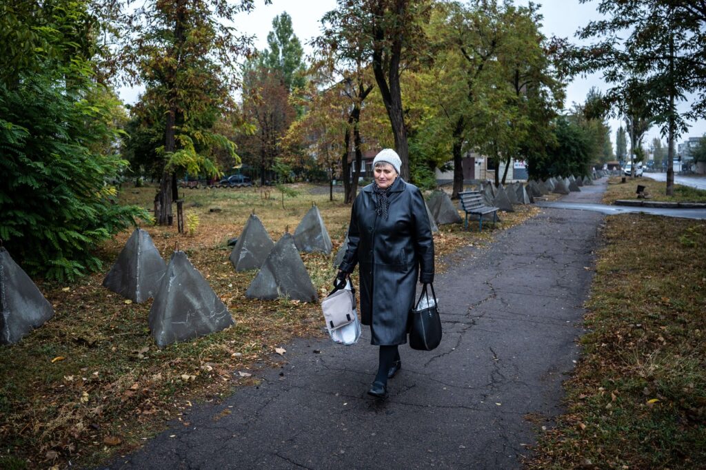 Prizor iz ukrajinskega mesta Pokrovsk