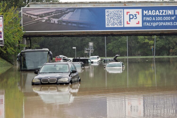 Posledice poplav v Bologni