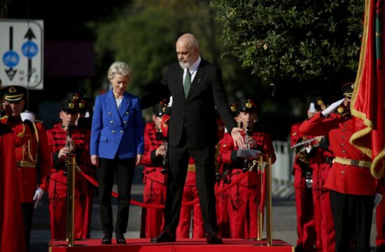 Edi Rama in Ursula von der Leyen