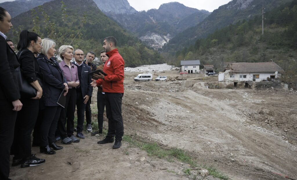 Von der Leyen, BiH, bosna in hercegovina, poplave