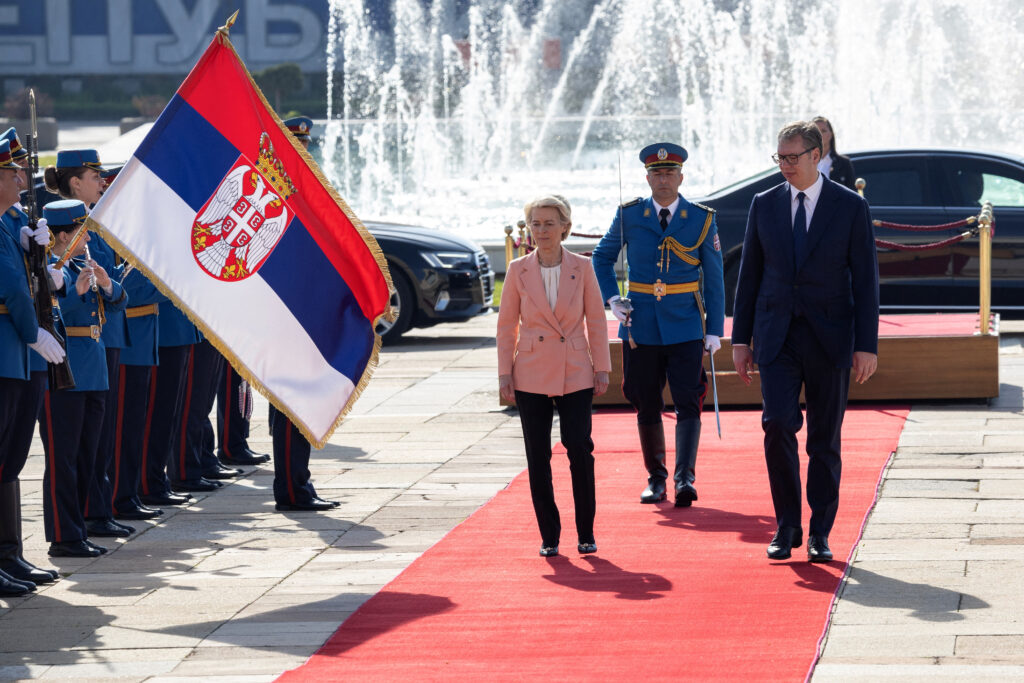 Ursula von der Leyen in Aleksandar Vučić