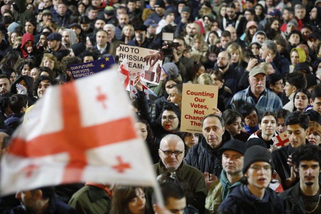 protest Gruzija