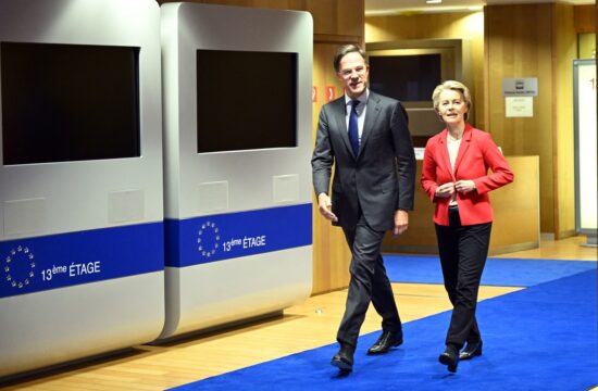 Ursula von der Leyen in Mark Rutte