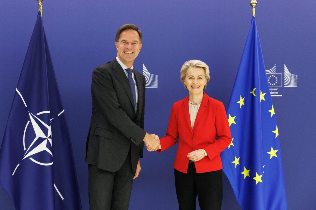 Ursula von der Leyen in Mark Rutte