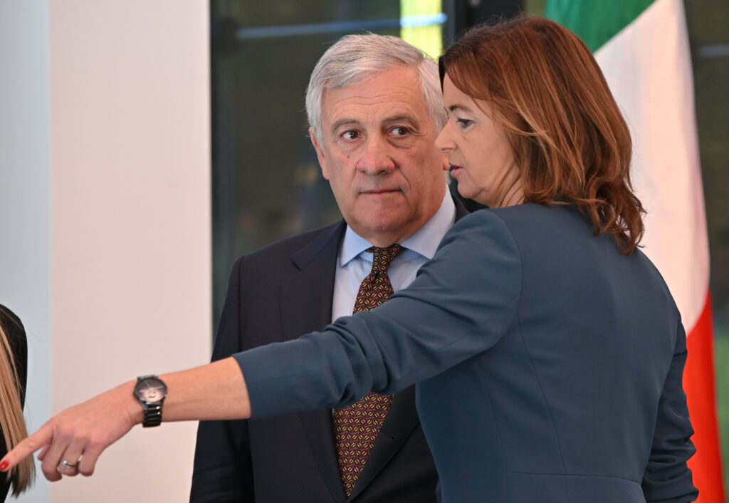 Tanja Fajon in Antonio Tajani