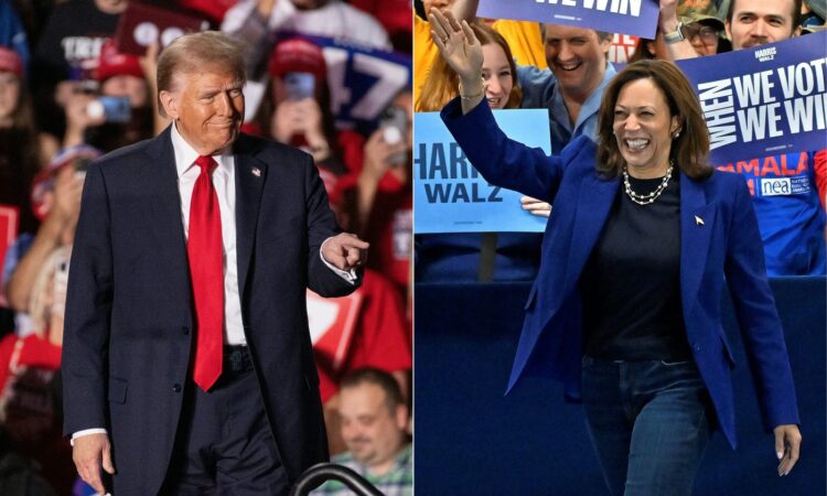 Kamala Harris, Donald Trump