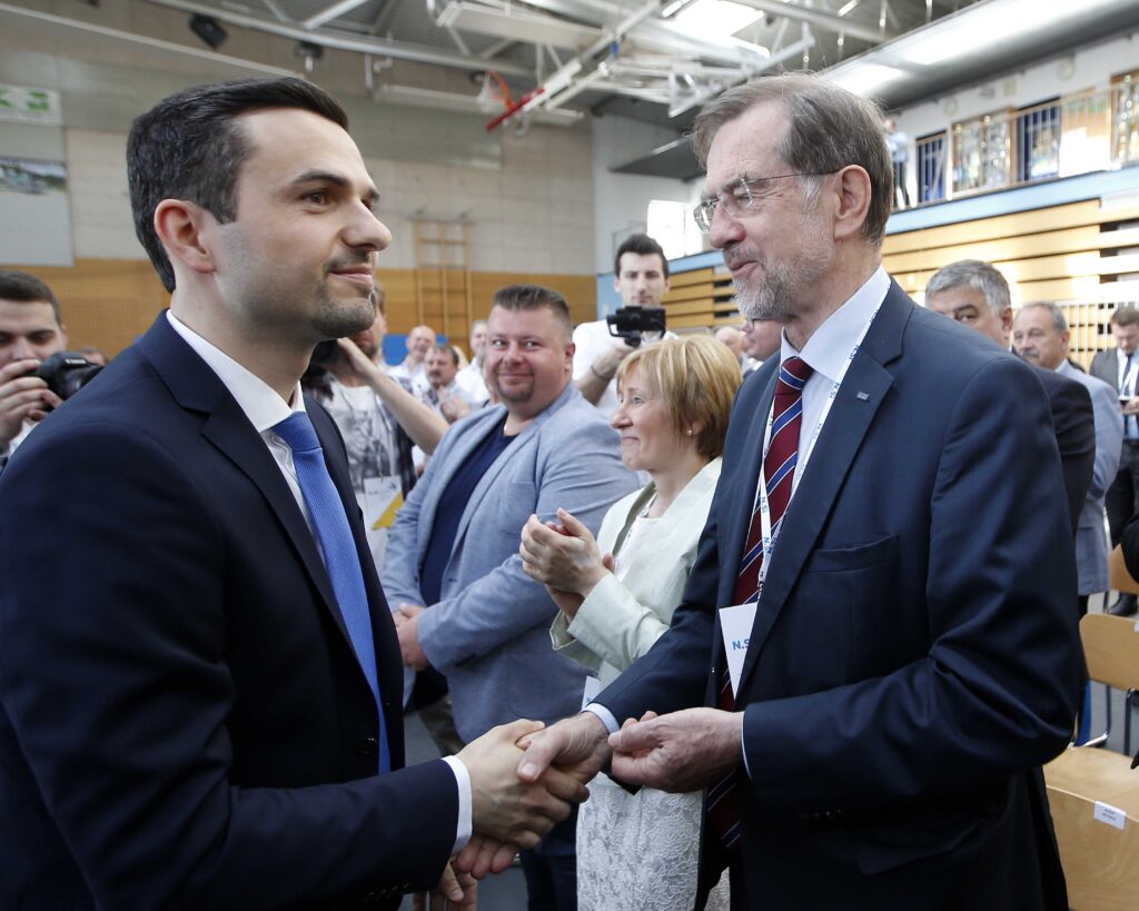 Lojze Peterle, Nova slovenija, Matej Tonin