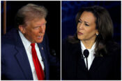 Kamala Harris in Donald Trump