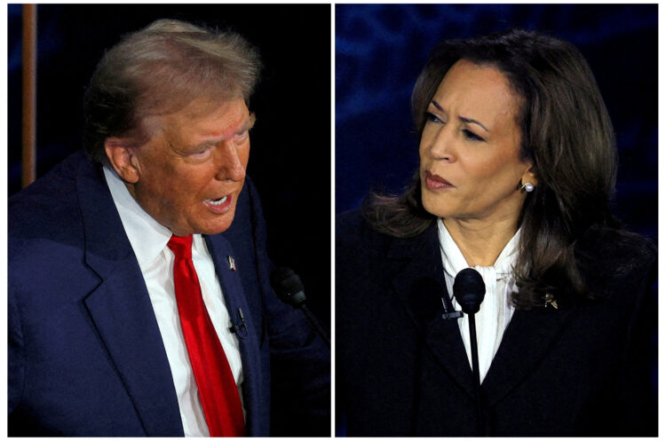 Kamala Harris in Donald Trump