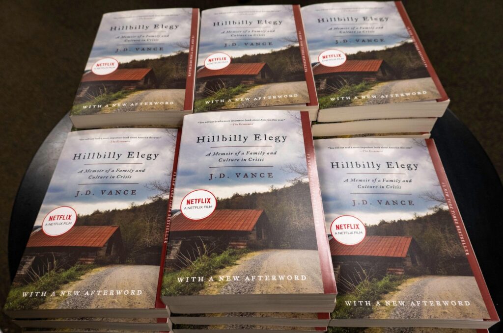 J. D. Vance, Hillbilly Elegy, knjiga