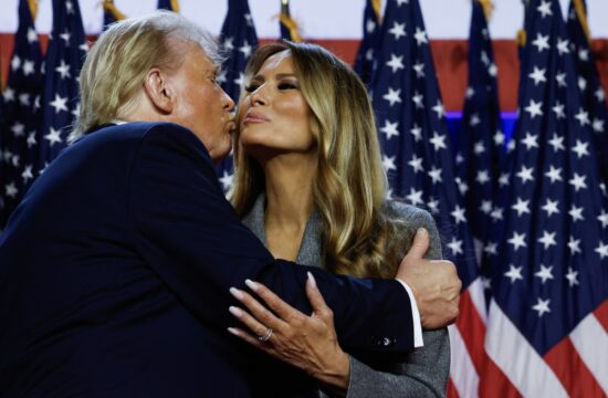 Melania in Donald Trump