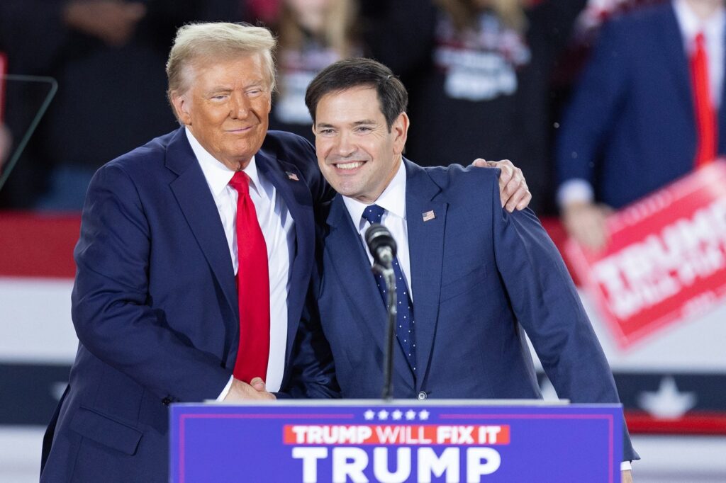 Donald Trump in Marco Rubio