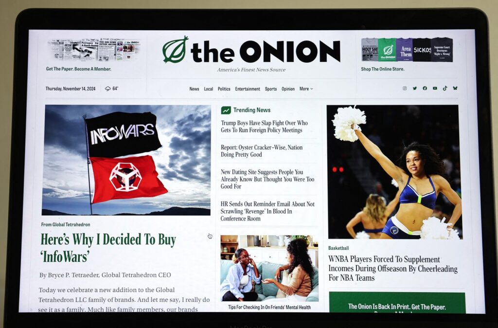 Satirični portal The Onion