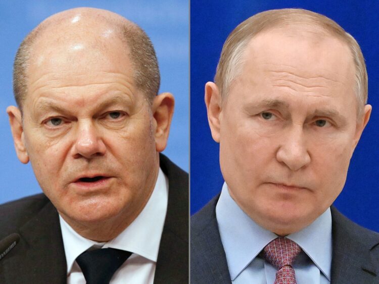 Scholz in Putin