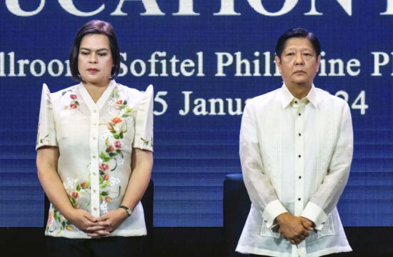 Sara Duterte in Ferdinant Marcos mlajši