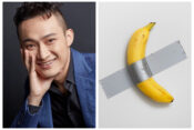 Justin Sun, Komik, banana, umetnost, Maurizio Cattelan