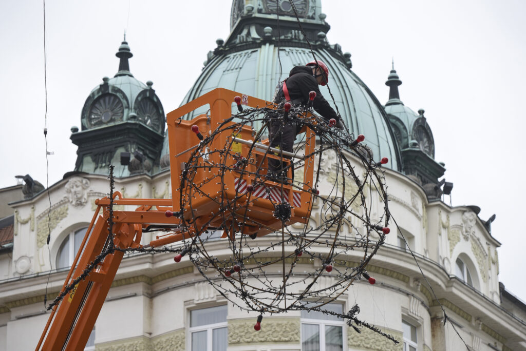 Okrasitev v Ljubljani