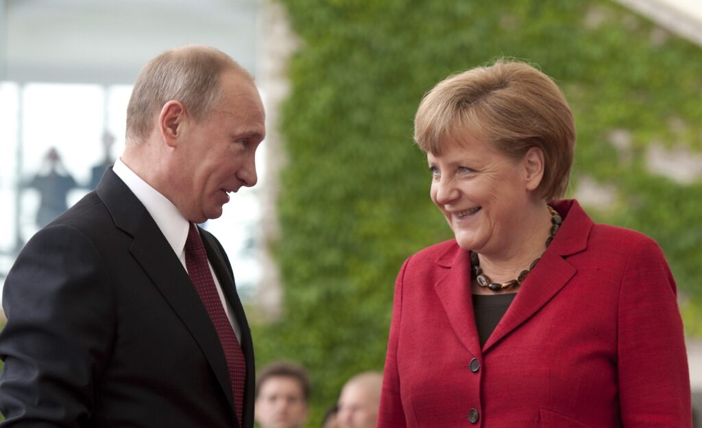 Merkel in Putin