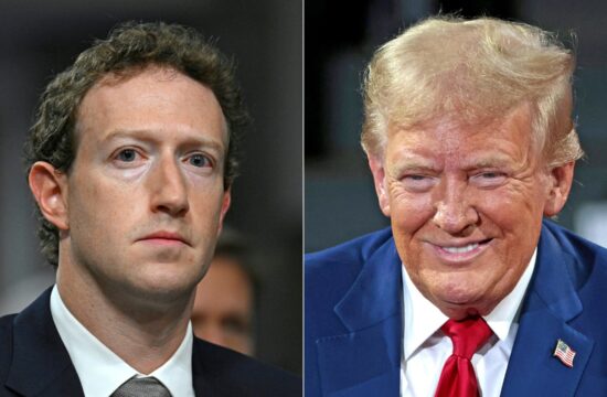 Mark Zuckerberg in Donald Trump