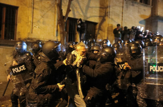 V Gruziji so izbruhnili protesti