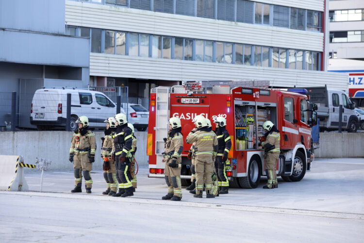 Gasilska vaja v Ljubljani