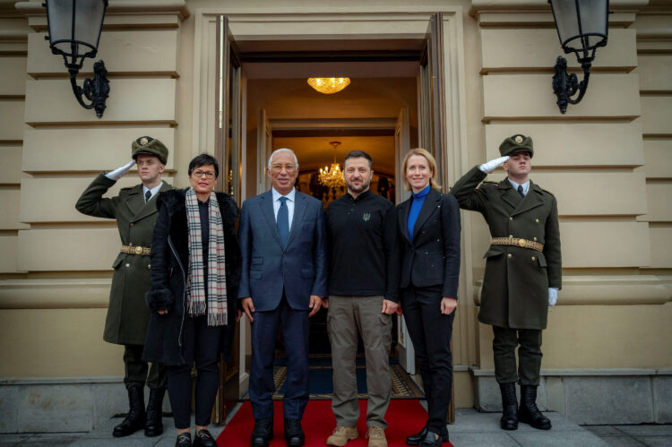 Marta Kos, Kaja Kallas, Antonio Costa, ukrajina, Volodimir Zelenski