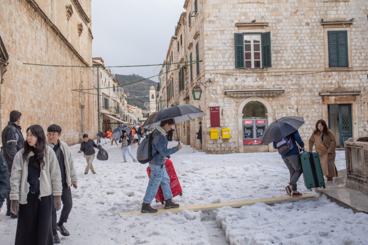 Toča v Dubrovniku