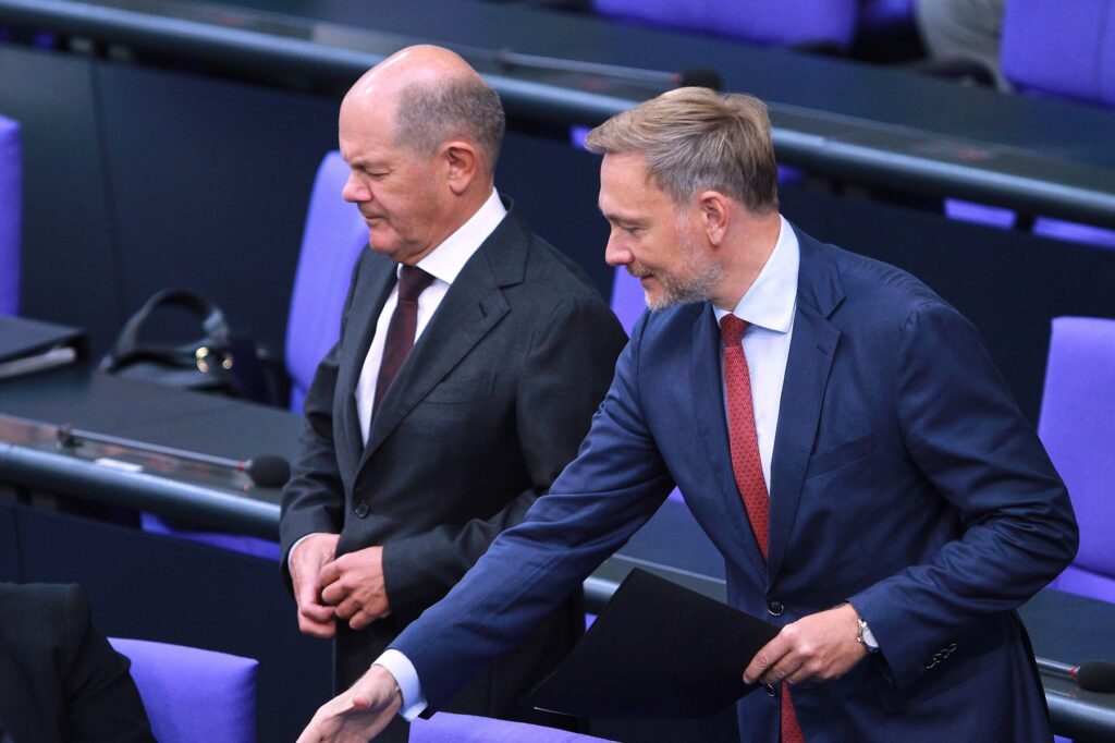 Olaf Scholz in Christian Lindner