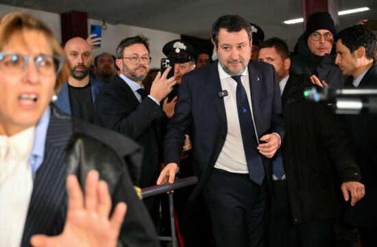 Matteo Salvini po razglasitvi odločitve sodišča