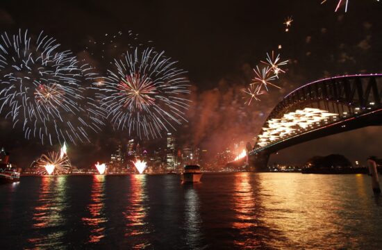 Lanskoletni novoletni ognjemet v Sydneyju