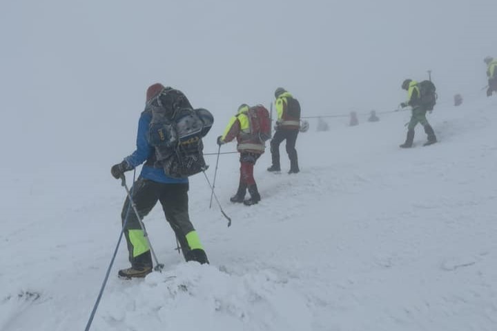 Iskanje pogrešanega meteorologa na gori Bjelašnica v BiH