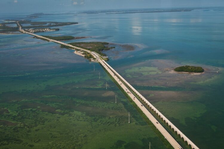 Seven Miles Bridge, Overseas Highway, Florida, ZDA