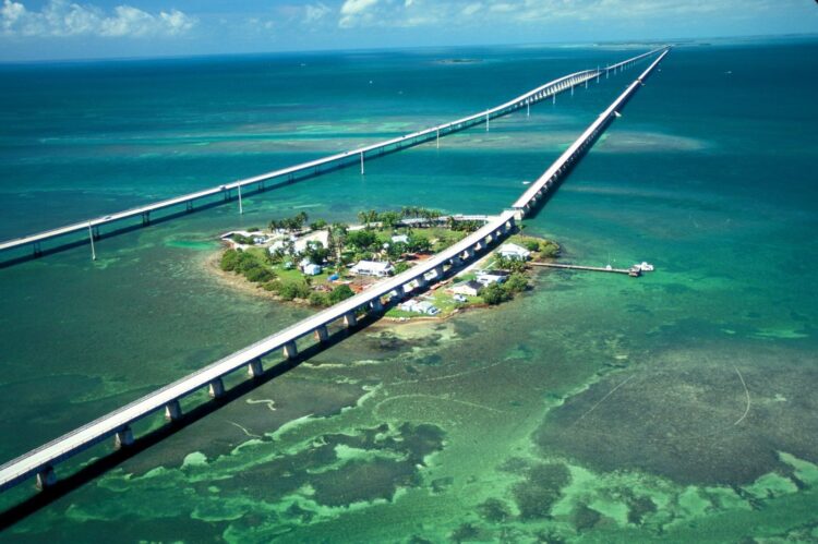 Seven Miles Bridge, Overseas Highway, Florida, ZDA