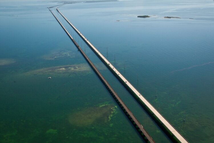 Seven Miles Bridge, Overseas Highway, Florida, ZDA