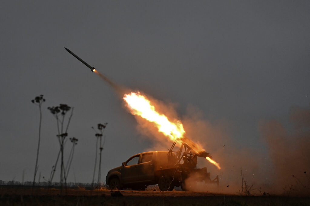 Raketomet ukrajinske vojske v Zaporožju