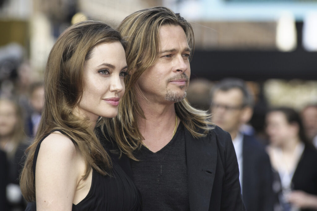 Angelina Jolie in Brad Pitt