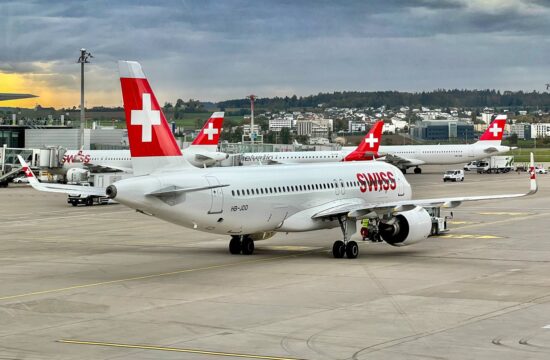 Letalo Swiss air