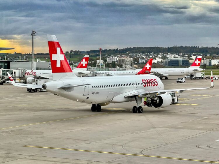 Letalo Swiss air