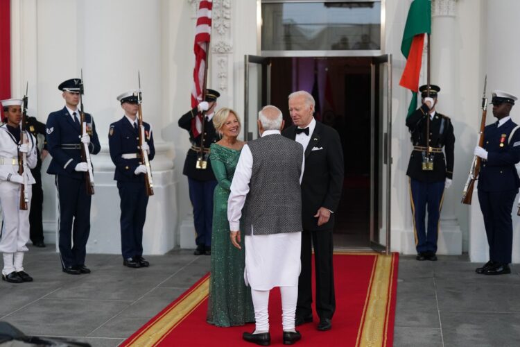 Narendra Modi, Joe in Jill Biden