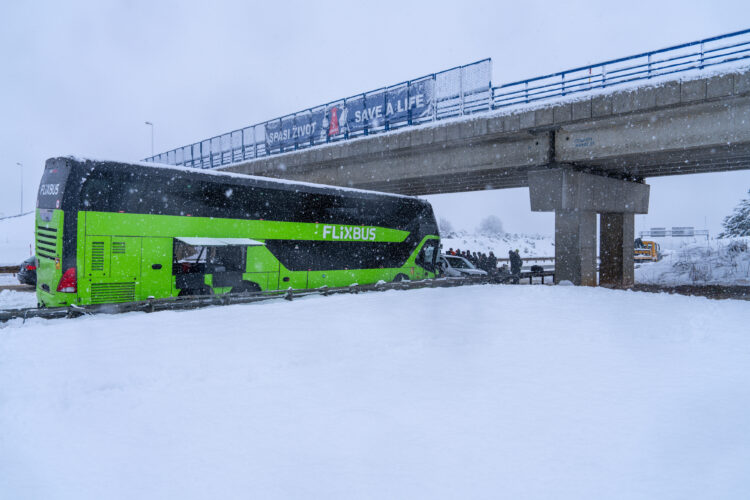 Verižno trčenje na hrvaški avtocesti