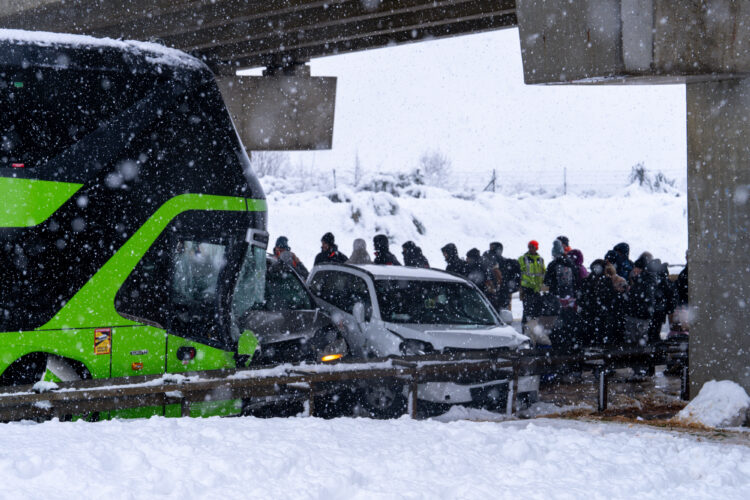 Verižno trčenje na hrvaški avtocesti